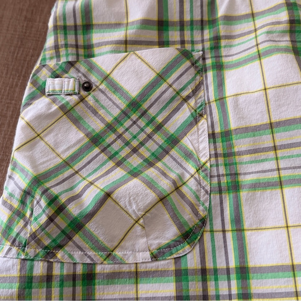 Lole Green‎ Plaid Skort Sz 6 Golf Tennis Pickle Ball UPF 50+ Water Repellent - Picture 8 of 13